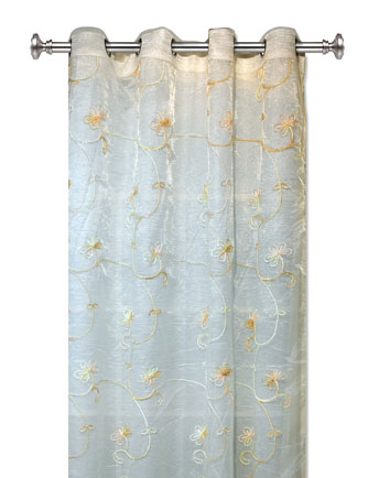 2-PLY EMBROIDERY CURTAIN